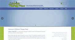 Desktop Screenshot of childrenstherapyplace.com