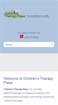 Mobile Screenshot of childrenstherapyplace.com